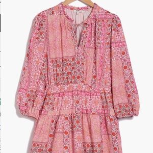 Maisie - Long Sleeve Tiered Minidress